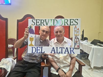Vl encuentro diocesano de monaguillos en Santiago de María Usulután